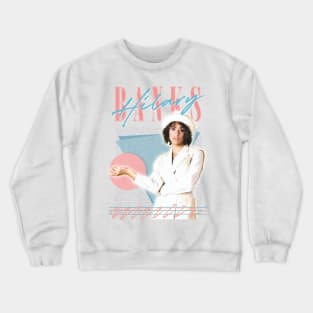 Hilary Banks - 90s Style Fan Design Crewneck Sweatshirt